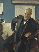 Portrait d'Emanuel Nobel par Valentin Alexandrovich Serov